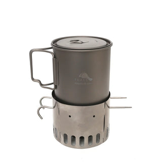 Toaks Titanium Alcohol Stove Dual Stand and Windscreen